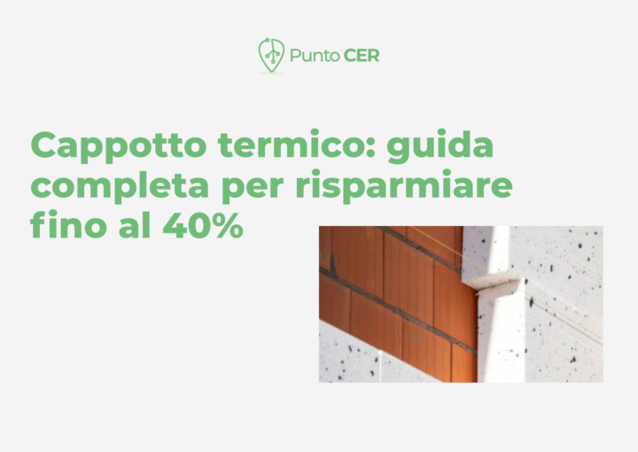 Cappotto termico, guida completa