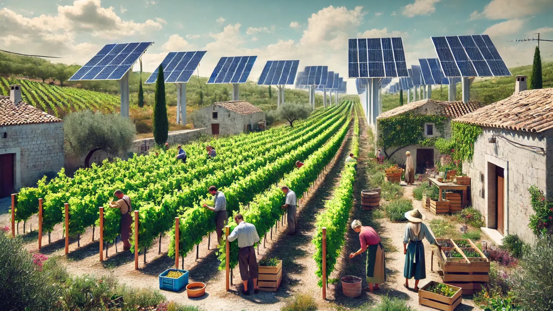 Prima vigna agrivoltaica