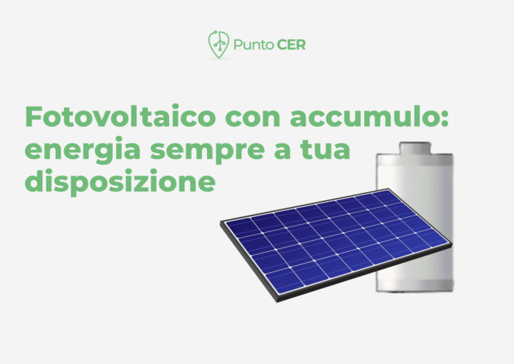 Fotovoltaico con accumulo