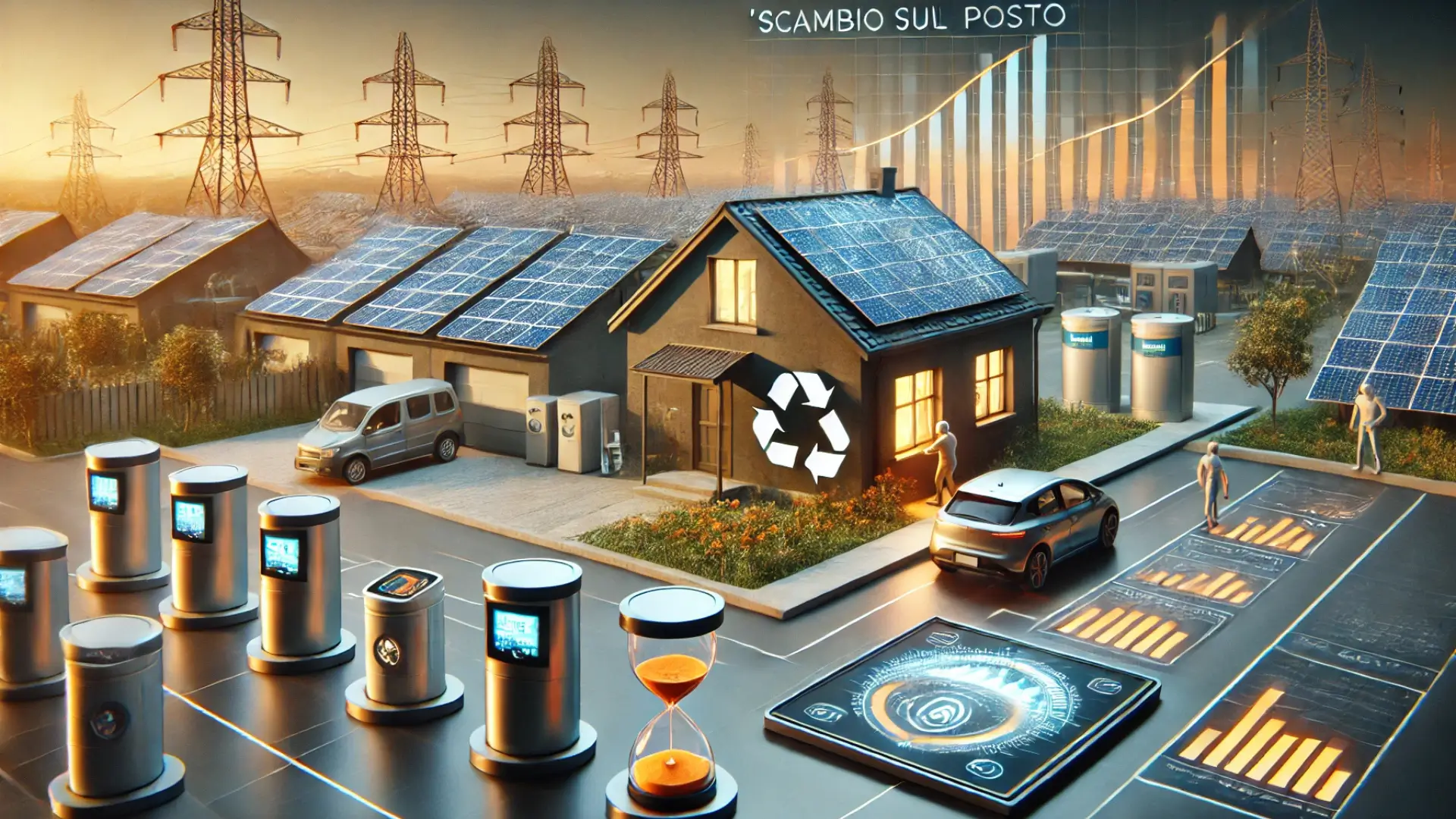 Fine scambio sul posto Immagine generata da AI
