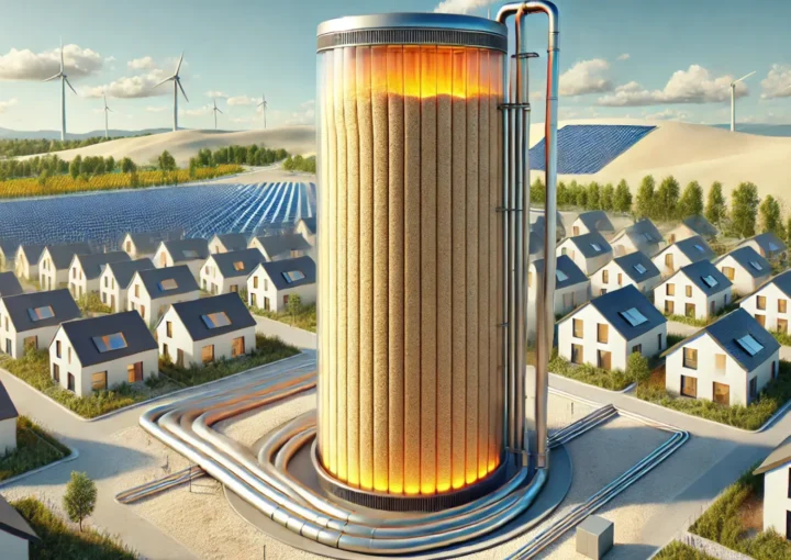 Mega batteria di sabbia per accumulare energia