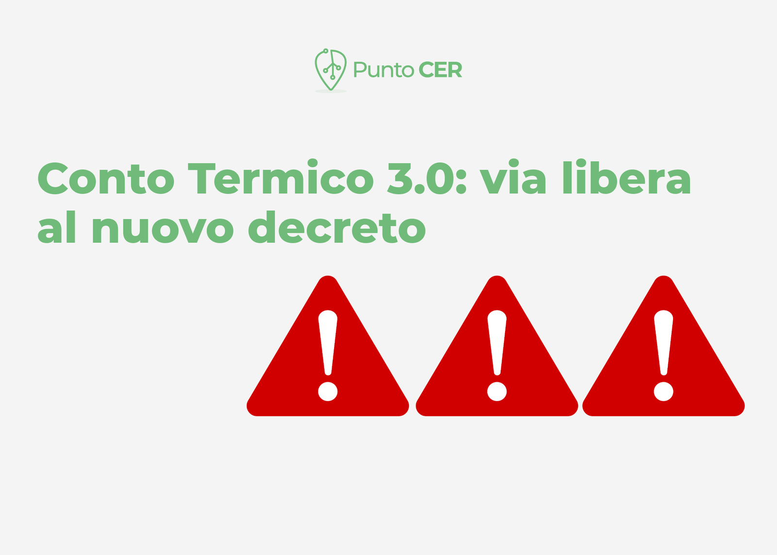 Nuovo Conto Termico 3,0