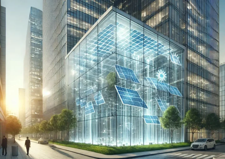 Finestre fotovoltaiche trasparenti che producono energia